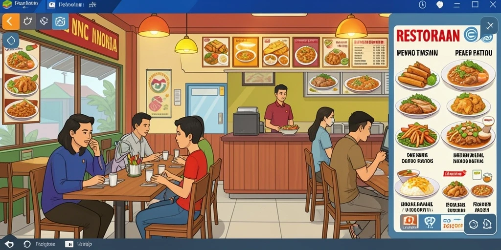 Tampilan awal permainan yang menawan.
