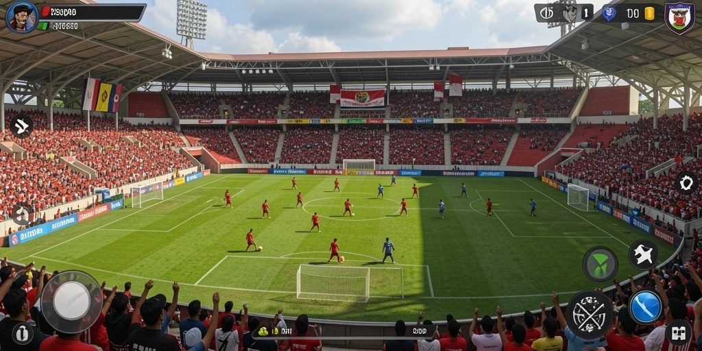 Tampilan awal permainan yang menarik dan interaktif.