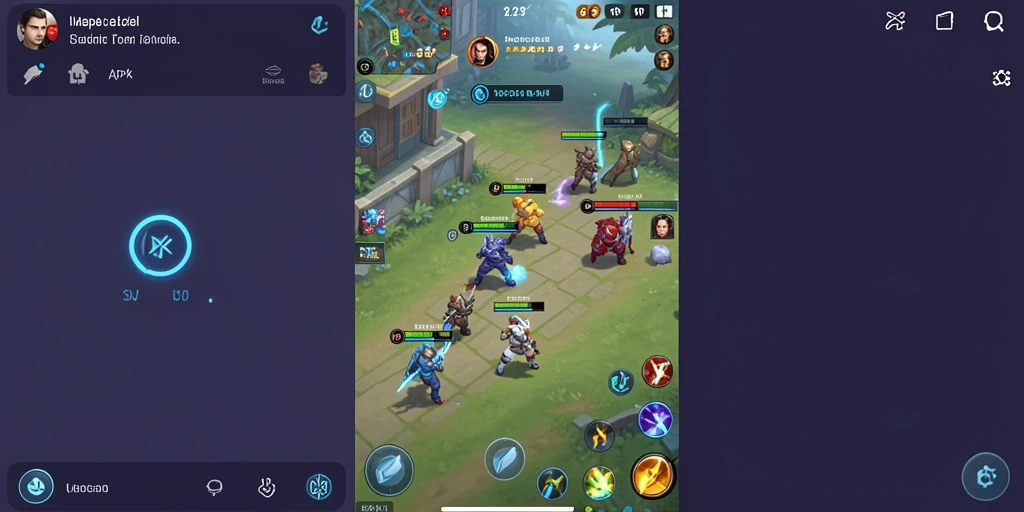 Tampilan awal game dengan karakter utama yang menarik.